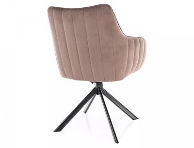 Стул Signal Стул SIGNAL AZALIA Velvet Bluvel 38 капучино/черный, поворотный арт. AZALIAVCCA