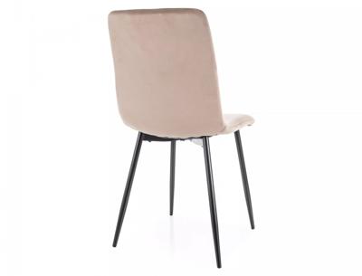 Стул Signal Стул SIGNAL DAREN Velvet Bluvel 40 темно-бежевый/черный арт. DARENVCCBE