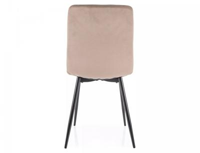 Стул Signal Стул SIGNAL DAREN Velvet Bluvel 40 темно-бежевый/черный арт. DARENVCCBE