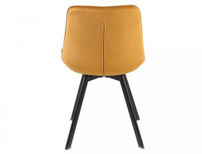 Стул Signal Стул кухонный Signal MONTI Velvet Bluvel 68 поворотный (карри/черный, поворотный) арт. MONTIVCCU
