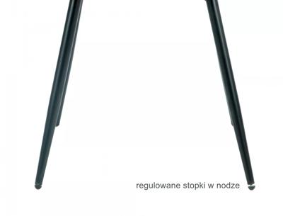 Стул Signal Стул кухонный Signal RICK Velvet Bluvel 14 (серый/черный) арт. RICKVCSZ