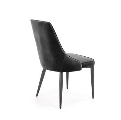 Стул Halmar Стул кухонный Halmar K365 (черный/черный) арт. V-CH-K/365-KR-CZARNY