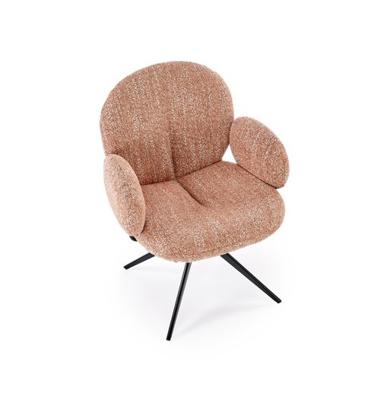 Стул Halmar Стул HALMAR K568 корица/черный, поворотный арт. V-CH-K/568-KR-CYNAMONOWY