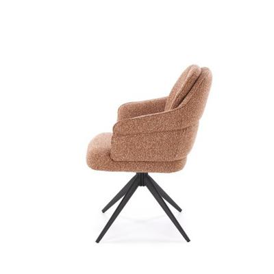 Стул Halmar Стул кухонный Halmar K570 поворотный (корица/черный) арт. V-CH-K/570-KR-CYNAMONOWY