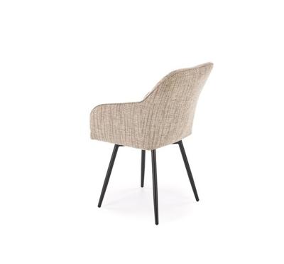 Стул Halmar Стул HALMAR K576 бежевый/черный арт. V-CH-K/576-KR-BEZOWY
