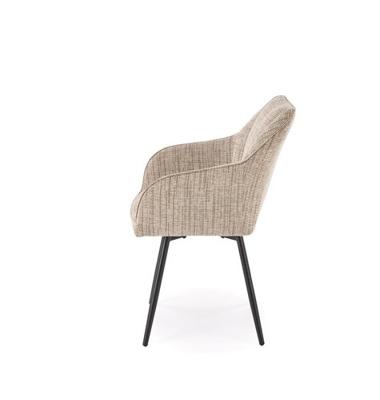 Стул Halmar Стул HALMAR K576 бежевый/черный арт. V-CH-K/576-KR-BEZOWY