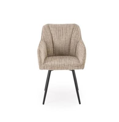 Стул Halmar Стул HALMAR K576 бежевый/черный арт. V-CH-K/576-KR-BEZOWY