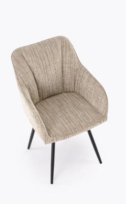 Стул Halmar Стул HALMAR K576 бежевый/черный арт. V-CH-K/576-KR-BEZOWY