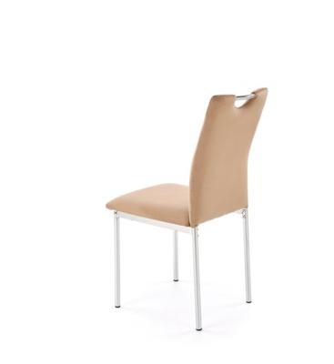 Стул Halmar Стул кухонный Halmar K578 (бежевый/хром) арт. V-CH-K/578-KR-BEZOWY