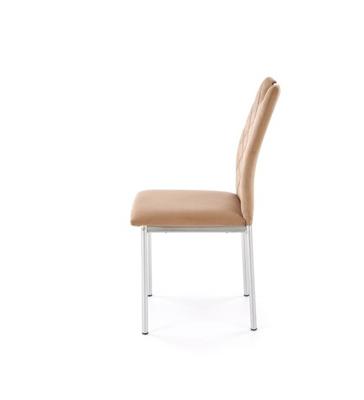 Стул Halmar Стул кухонный Halmar K578 (бежевый/хром) арт. V-CH-K/578-KR-BEZOWY