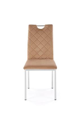 Стул Halmar Стул кухонный Halmar K578 (бежевый/хром) арт. V-CH-K/578-KR-BEZOWY