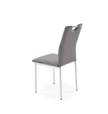Стул Halmar Стул кухонный Halmar K578 (серый/хром) арт. V-CH-K/578-KR-POPIELATY