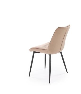 Стул Halmar Стул кухонный Halmar K589 (бежевый/черный) арт. V-CH-K/589-KR-BEZOWY