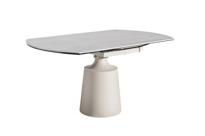 Мебель Garda Decor 169DT-93133 Стол обеденный раскл. керам.столешница, 90(30+30)*150*75/77см, светлый/бежевый арт. 169DT-93133