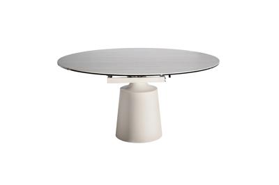 Мебель Garda Decor 169DT-93133 Стол обеденный раскл. керам.столешница, 90(30+30)*150*75/77см, светлый/бежевый арт. 169DT-93133