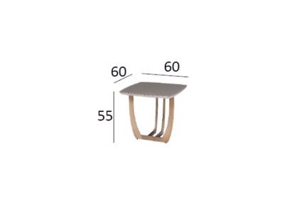 Столик Garda Decor 58DB-ET14803 Стол журнальный Космос (Space) 60*60*55см арт. 58DB-ET14803