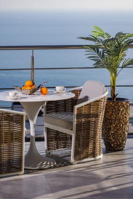 Остальные предметы Garda Decor 39AR-KRES-403 BEL Кресло "Мэвис" уличное белое 63*63*79см арт. 39AR-KRES-403