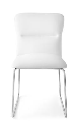 Стул М-СИТИ Стул FRIDA CB/1806-SK  MT.P77 CHROMED/  SKUBA S92 OPTIC WHITE арт. CB1806SKP77S92