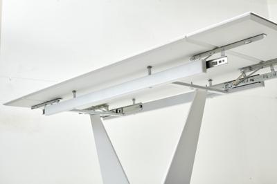 Стол М-СИТИ Стол Ниагара 140 БЕЛЫЙ МРАМОР, стекло / БЕЛЫЙ арт. 480M04462