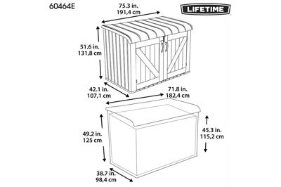 Ящик LIFETIME арт. 60464E