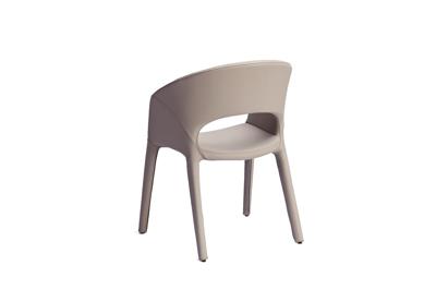 Мебель Garda Decor 160KD-80200 Стул обеденный экокожа бежевый 55*55*77см арт. 160KD-80200