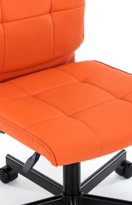 Офисное кресло Everprof Операторское кресло Everprof EP-300 Экокожа Оранжевый арт. ZN-434035