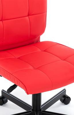 Офисное кресло Everprof Операторское кресло Everprof EP-300 Экокожа Красный арт. ZN-434040