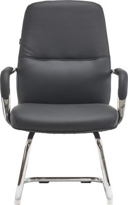 Кресло Everprof Кресло для посетителей Everprof Vesta (Веста) CF Экокожа Черный арт. ZN-434106