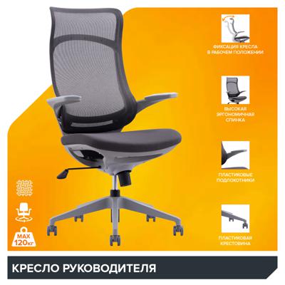 Кресло руководителя Everprof Кресло руководителя Everprof Spirit (Спирит) Сетка Серый арт. ZN-434113