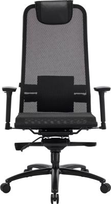 Кресло руководителя Everprof Кресло Deco Black Lux (Дэко Блэк Люкс) Сетка Черный арт. ZN-434201