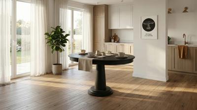 Стол ZiP-mebel Стол Аммфи К 100 раскладной чёрное дерево арт. F011282B00