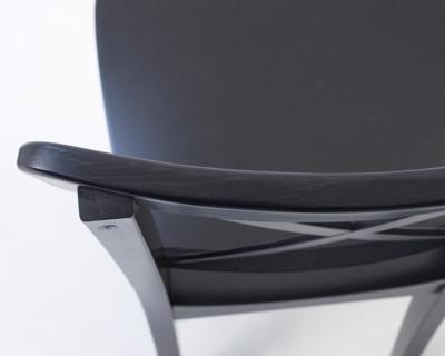 Обеденная группа ZiP-mebel Обеденная группа Моцарт 120 со стульями Ингольф чёрное дерево арт. F514041B00X4R100742B00