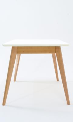 Стол ZiP-mebel Стол Сканди 120, Натур/ Белый арт. F514101NUA