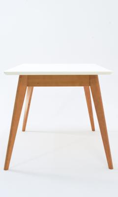 Стол ZiP-mebel Стол Сканди 120, Орех/ Белый арт. F514101WUA
