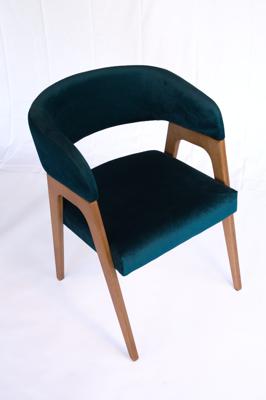Стул ZiP-mebel Стул-кресло Бакки натур/ синий арт. Z112860N03