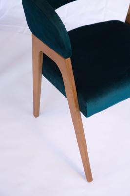 Стул ZiP-mebel Стул-кресло Бакки натур/ синий арт. Z112860N03