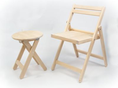 Стул ZiP-mebel Складной стул Даччи натур неокрашенный шлифованный арт. R300790000