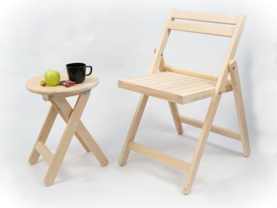 Стул ZiP-mebel Складной стул Даччи натур неокрашенный шлифованный арт. R300790000