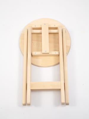 Стул ZiP-mebel Складной табурет, кофейный стол, Тобба, натуральный без лака арт. A011648000