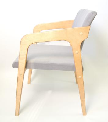 Стул ZiP-mebel Стул-кресло Шадди натур/серый арт. Z112550N01