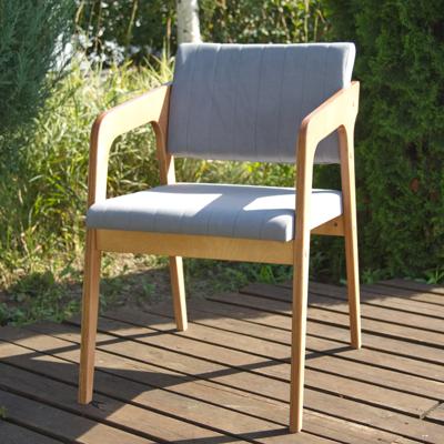 Стул ZiP-mebel Стул-кресло Шадди натур/серый арт. Z112550N01