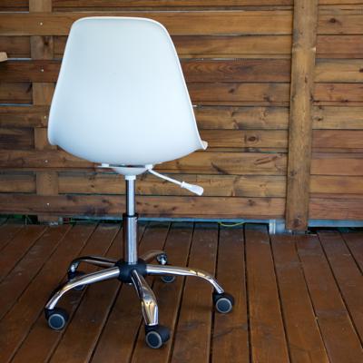 Кресло компьютерное ZiP-mebel Кресло компьютерное Смузи Хром белый/бирюзовый арт. Z0019CRA33