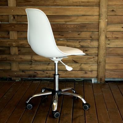 Кресло компьютерное ZiP-mebel Кресло компьютерное Смузи Хром белый/бежевый арт. Z0019CRA02