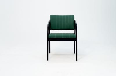 Стул ZiP-mebel Стул-кресло Шадди чёрный/зелёный арт. Z112550B07