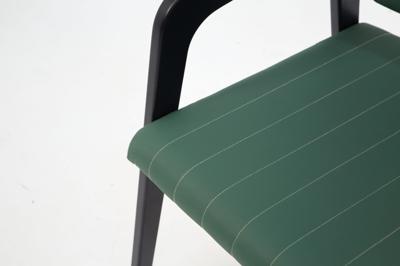 Стул ZiP-mebel Стул-кресло Шадди чёрный/зелёный арт. Z112550B07