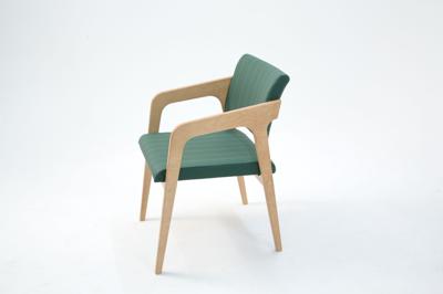 Стул ZiP-mebel Стул-кресло Шадди натур/зелёный арт. Z112550N07