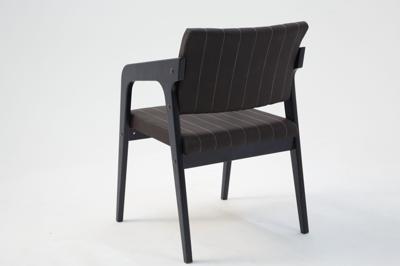 Стул ZiP-mebel Стул-кресло Шадди чёрный/темно-коричневый нубук арт. Z112550B24