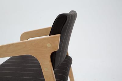 Стул ZiP-mebel Стул-кресло Шадди натур/темно-коричневый нубук арт. Z112550N24