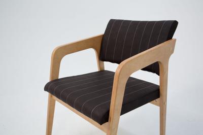 Стул ZiP-mebel Стул-кресло Шадди натур/темно-коричневый нубук арт. Z112550N24