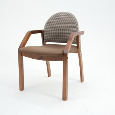 Стул ZiP-mebel Стул-кресло Джуно 2.0 орех/коричневый-гусиная лапка арт. Z112827W42